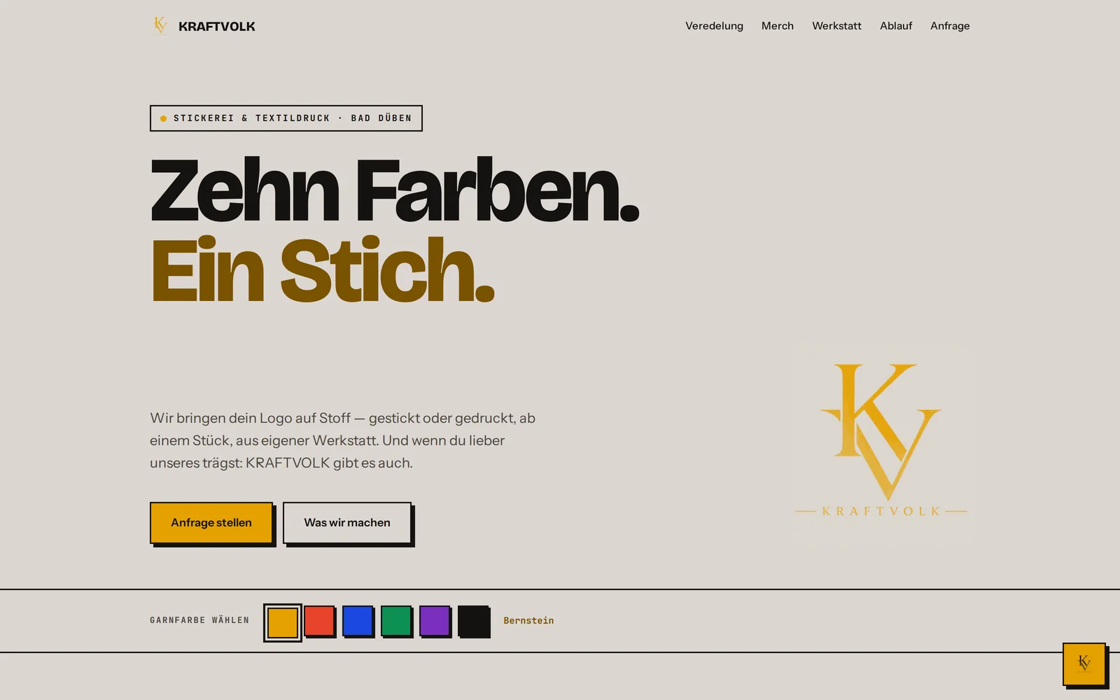 Startseite von KRAFTVOLK
